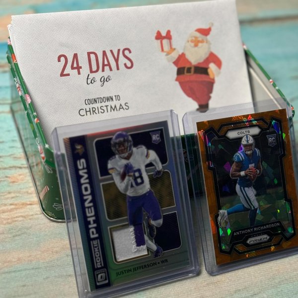 Sports Card Advent Calendar, Auto/Jersey/Graded Cards, 24 Days of Premium Trading Cards
