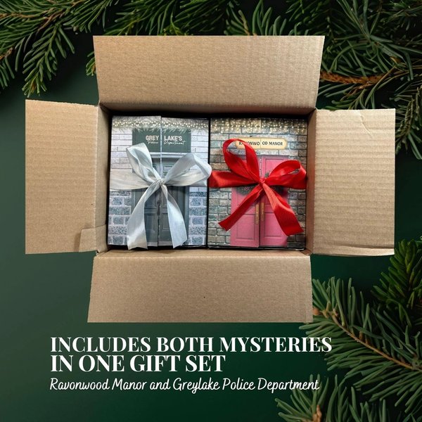 Calendrier de l'Avent Mystère Jeu de détective 24 jours, Cadeau de Noël unique pour les amateurs de mystère