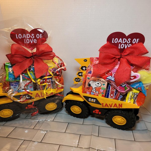 Personalized Name Dump Truck Easter Basket, Perfect Easter Basket for Kids