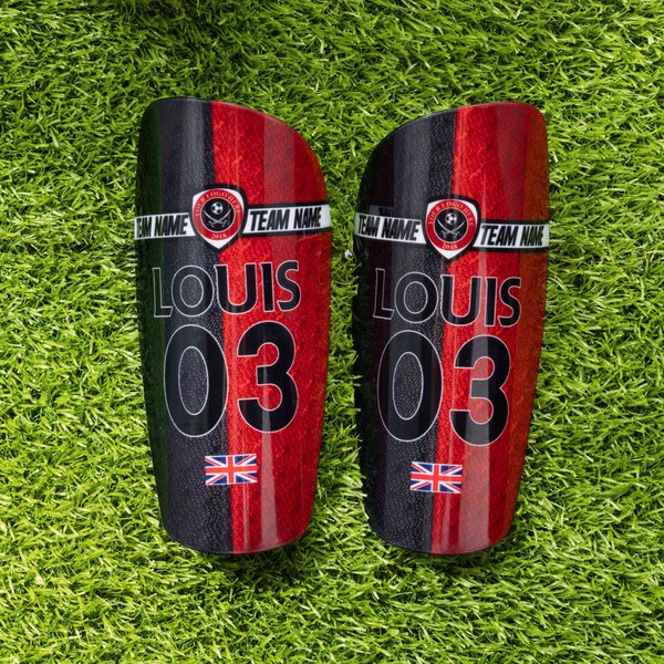 Personalized Colorful Styles Durable Shin Guards with Team Name and Logo Birthday Team Gift for Soccer Players Lovers