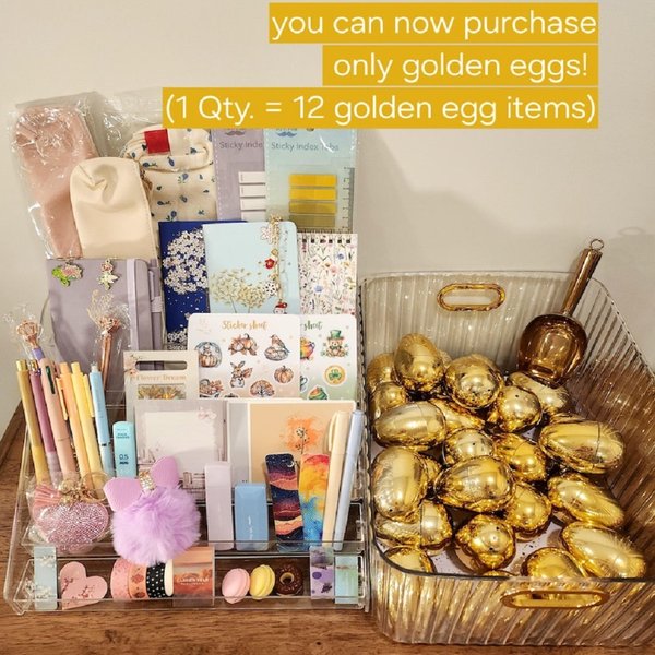 Deluxe Stationery Mystery Bundle with Undated Planner or Notebook, Festive Stickers, Stationery, and Handmade Items, Gift for Kids