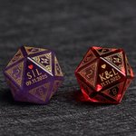 Custom Wedding DND Dice with Engraved Initials and Date, Wedding Gift for DND Lover/Groom