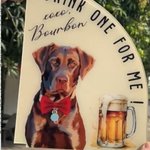 Personalized Wedding Bar Menu Sign with Pet Portrait, Custom Dog or Cat Cartoon Drink Sign, Pet-Themed Signature Drink Board for Wedding/Party Decor