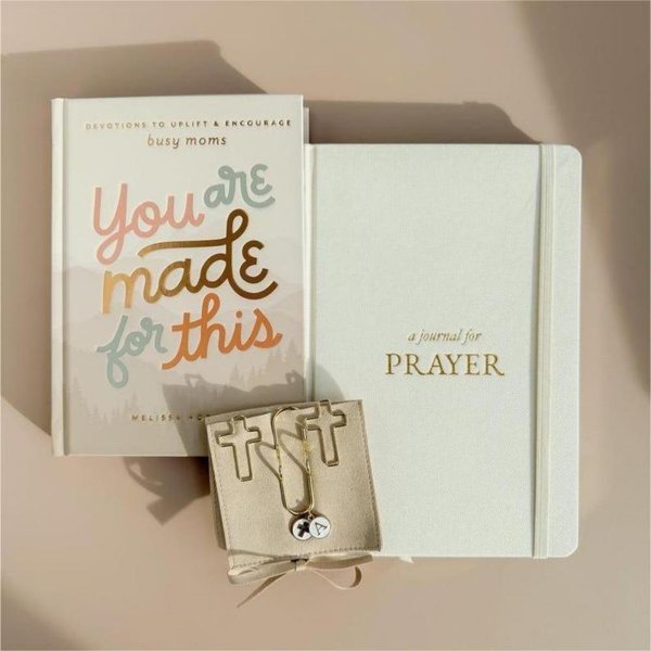 Personalized Christian Mom Devotional Prayer Journal, Daily Bible Study Guide & Spiritual Gift Set, Easter/Thankgiving Gift for Mother