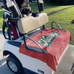 Custom Fabric Golf Cart Seat Cover with Name, Golf Accessories, Birthday Gift for Golf Lovers