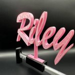 Personalized Dance Duffel Name Plate, Dance Accessory, Birthday Gift for Girls/Dancers