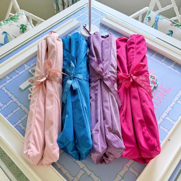 Velvet Mahjong Rack Bag, Soft Colorful Storage Pouch, Thoughtful Gift for Mahjong Players & Enthusiasts