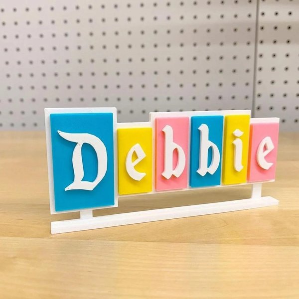 Personalized Desk Name Plate, Desk Name Disney Sign, Teacher Desk Name Sign, Office Desk Name Sign, Custom Name Plate, Lawyer Name Sign