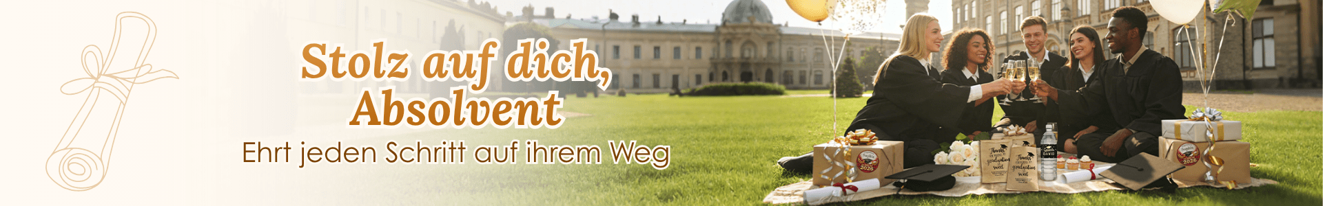 Geschenke zur Abschlussfeier