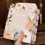 Personalized Leather KJV Journaling Bible with Engraved Name and Floral Design for Women Birthday Gift for Christian