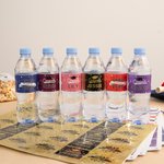 Personalized Grad Class of 2026 Set of 20 Waterproof Graduation Water Bottle Labels Stickers with Name and Year Graduation Party Gift for Graduates