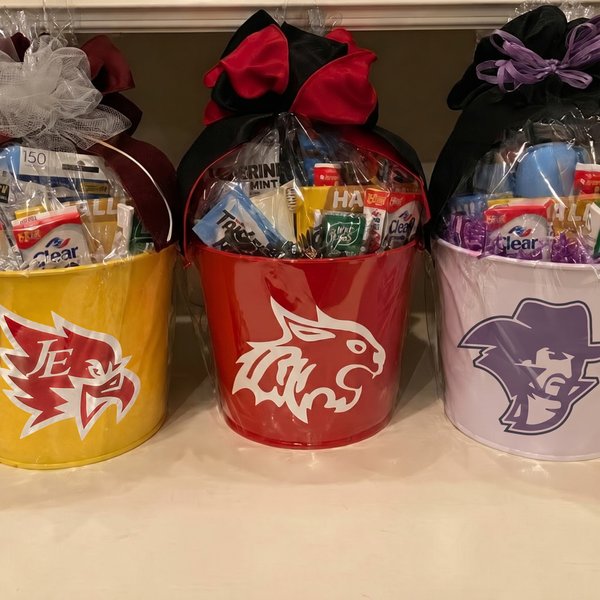 Custom Gift Baskets with Logo, College Acceptance/High School Graduation Gift, Graduation Party Gift for Class of 2026 Graduates