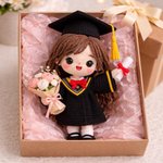 Custom Handmade Crochet Graduation Doll from Photo, Class of 2026 Keepsake, Graduation Replica Doll, Graduation College Gift