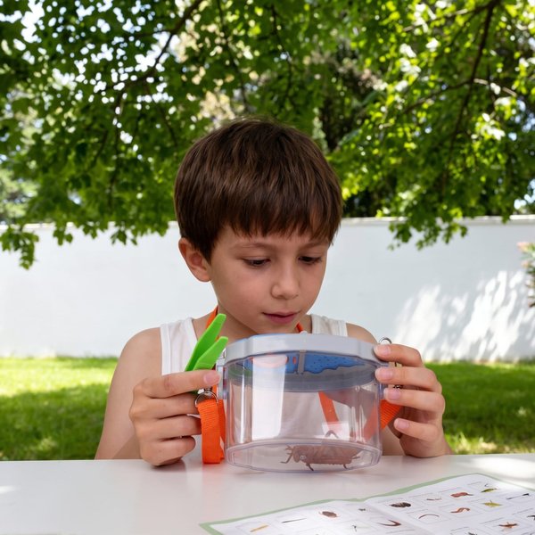 Kinder-Käfer-Entdecker-Kit mit Vergrößerungsbox, pädagogisches Insekten-Set für junge Naturforscher, Geburtstags-/Schulgeschenk für Kinder/Naturliebhaber