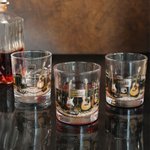 Personalized Guitar Studio Theme 10 oz Whiskey Glass with Name Daily Drinking Birthday Gift for Music Lover