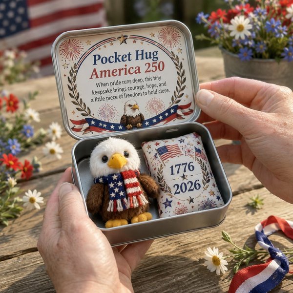 Boîte à souvenirs en peluche Pocket Hug, mini jouet en peluche portable et confortable, petit cadeau surprise pour les enfants
